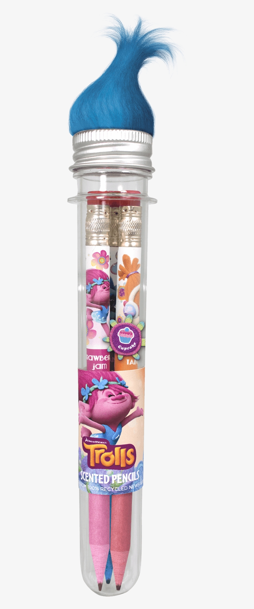 Dreamworks Trolls Smencils In Gift Tubes - Water Bottle, transparent png download