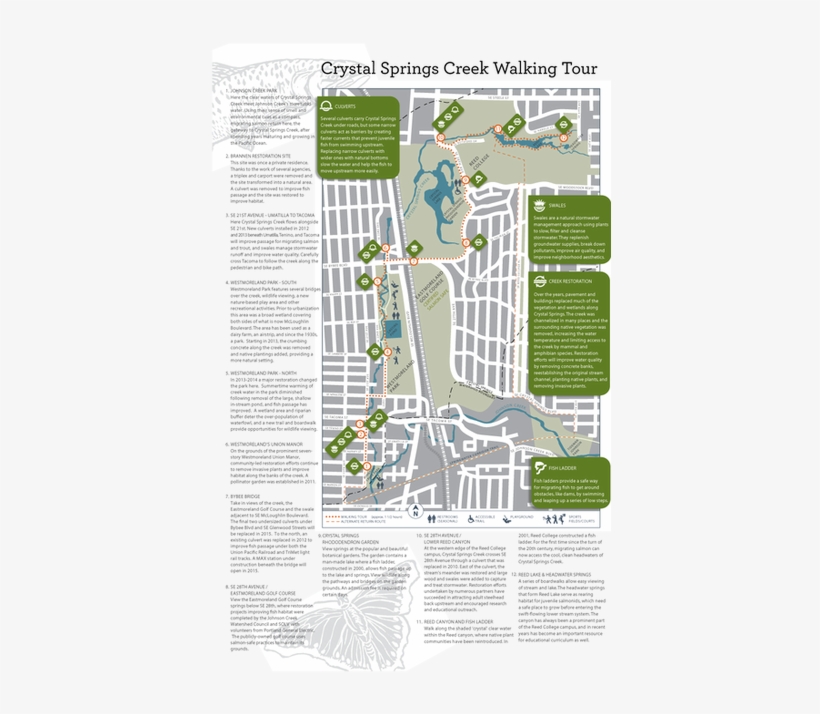 Click On The Image Above To View / Download Map Pdf - Rhododendron Garden Portland Map, transparent png download