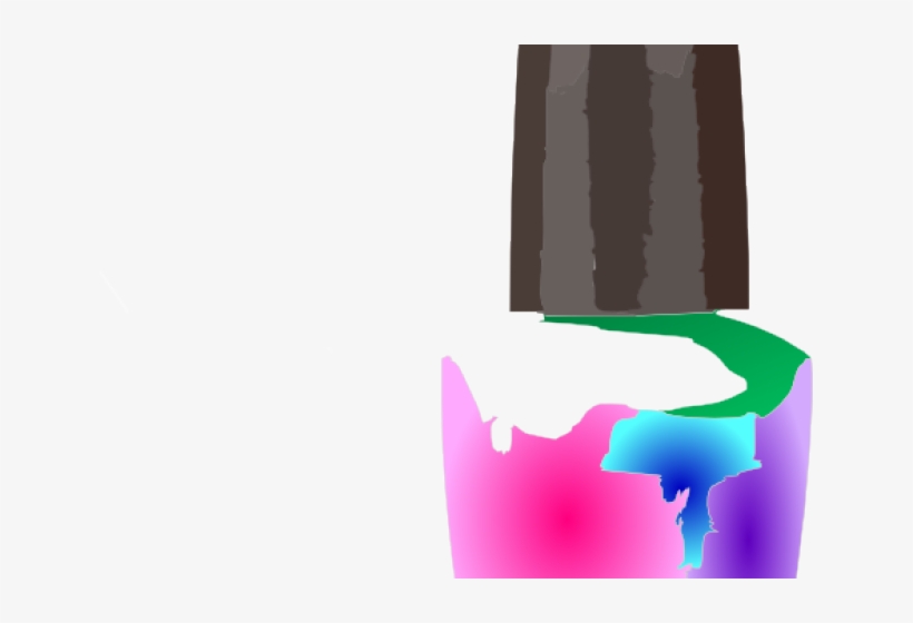 Nail Polish Bottle Art, transparent png download