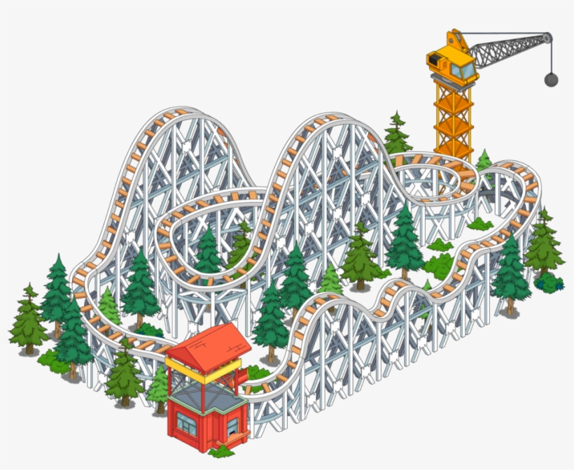 The Tooth Chipper Tapped Out - Simpson Krustyland, transparent png download