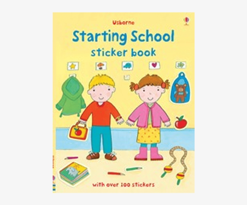 Buy Online Starting School Sticker Book At Low Price - Usborne Starting School Sticker Book, transparent png download