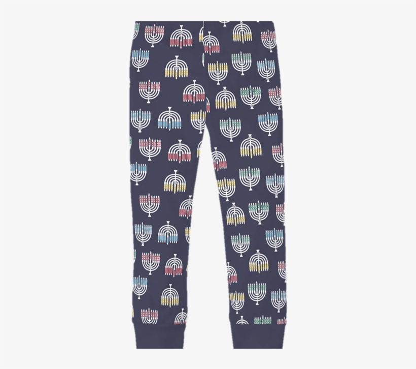 Hanukkah Pajamas Glow In The Dark Pants By Chosen Threads - Leggings, transparent png download