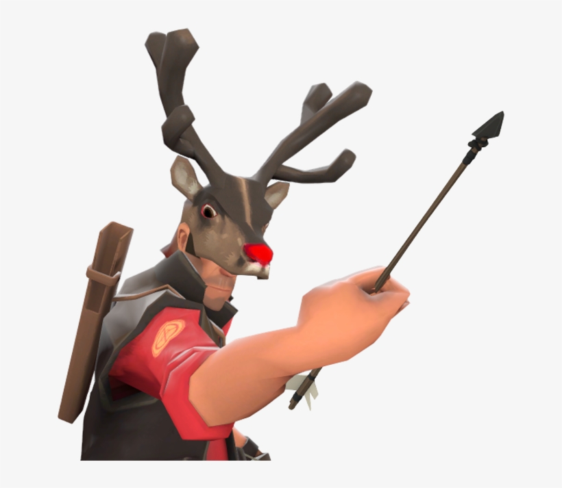 Randolph The Blood-nosed Caribou - Tf2 Caribou, transparent png download