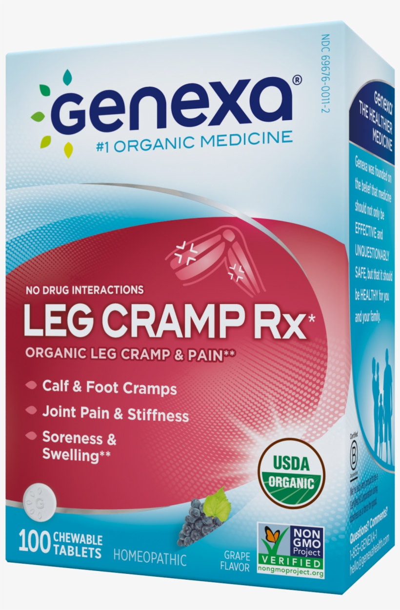 Genexa Leg Cramp Relief, transparent png download