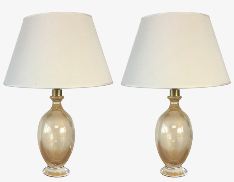 Traditional Murano Glass Table Lamps - Lampshade, transparent png download