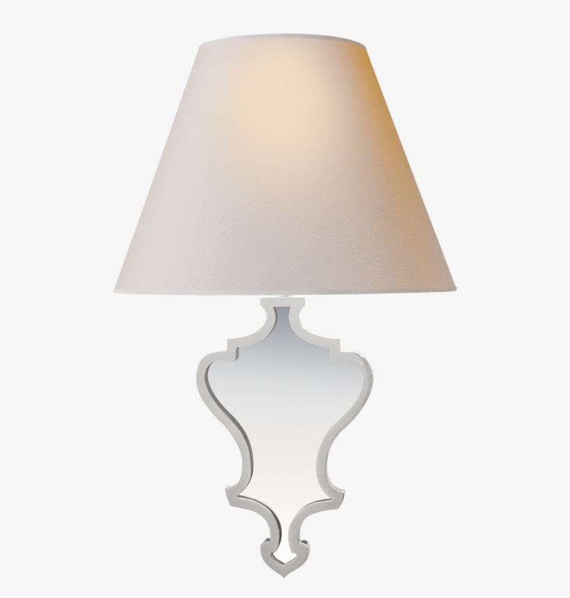 Madeline Small Mirrored Sconce In Polished Nicke - Sconce, transparent png download