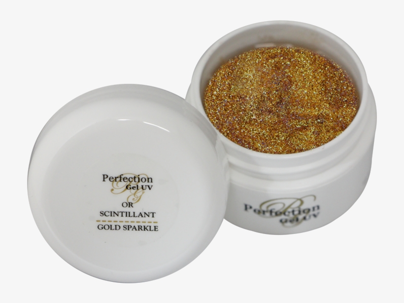 Gel Nails Gold Sparkle - Eye Shadow, transparent png download