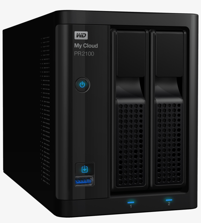The Wd My Cloud Pro Pr2100 Power Plex Nas Unboxing - Wd My Cloud Pr2100, transparent png download