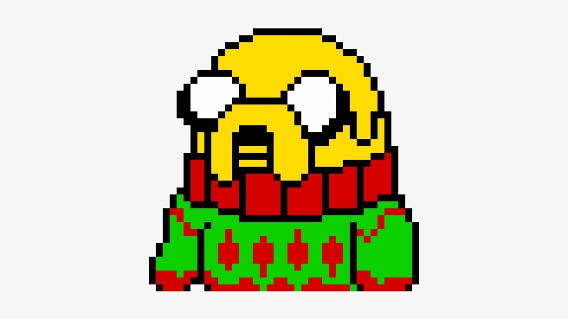 Christmas Jake - Pixel Art Sans Ink, transparent png download