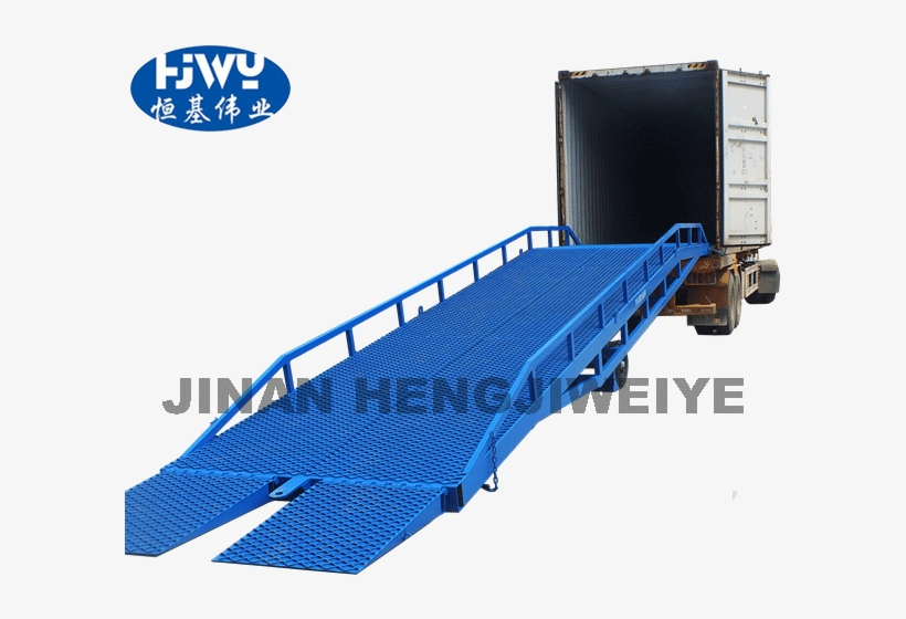 Automatic Hydraulic Truck Unloading Lift Ramp - 移動 式 卸貨 平台, transparent png download