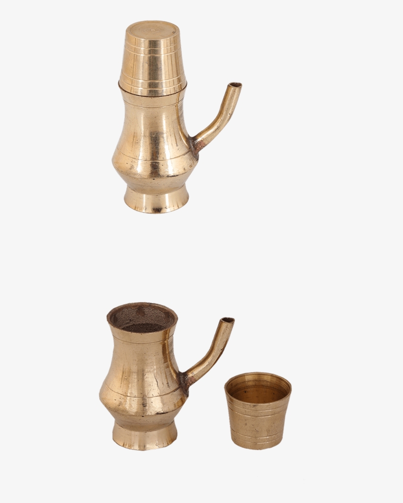 South Indian Brass Pooja Thaali - Brass, transparent png download