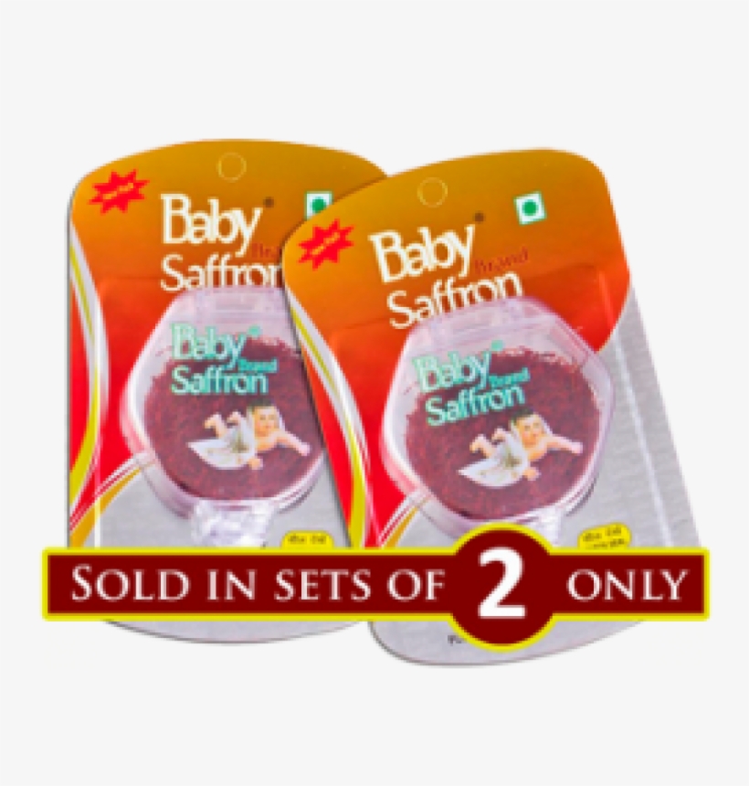 Baby Brand Half Gram Pack Saffron X 2 Pc - Saffron Indian Packing, transparent png download