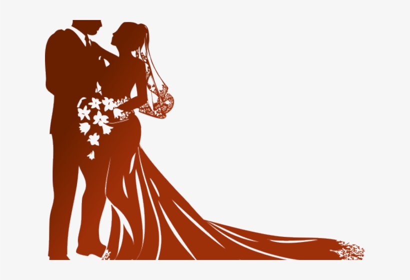 Couple Clipart Weding - Wedding Couples Clipart Png, transparent png download