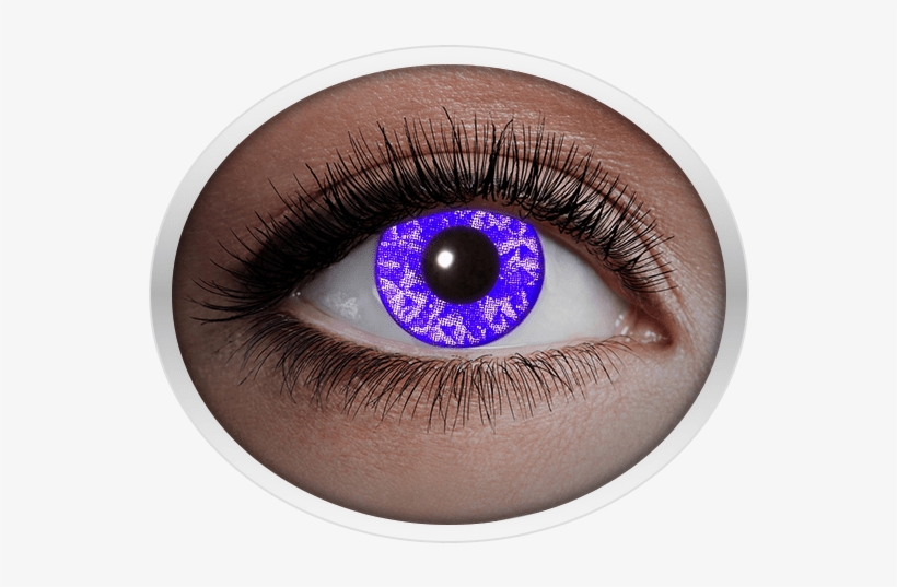 1 X 2 Violet Contact Lenses Only Chf - Contact Lens, transparent png download