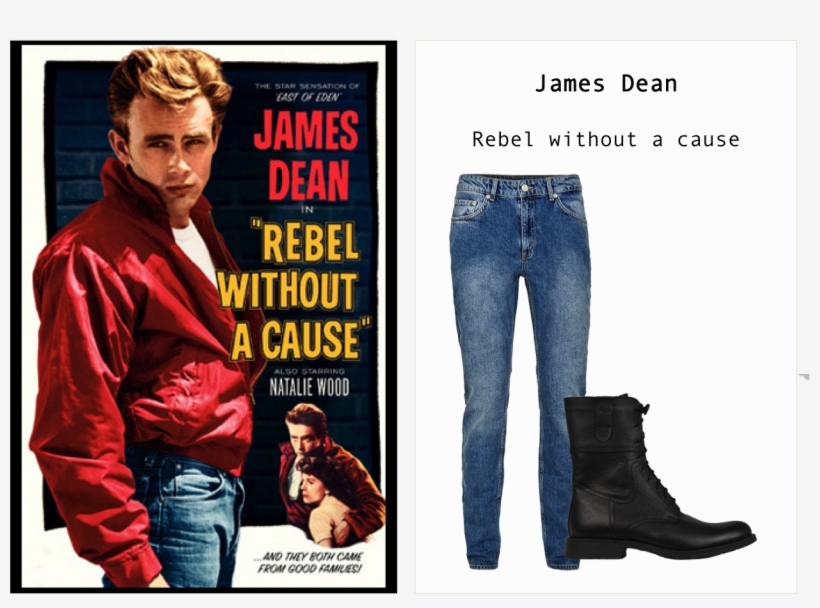 2 - Rebel Without A Cause Poster, transparent png download