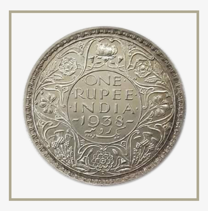 King George Vi One Rupee - Coin, transparent png download