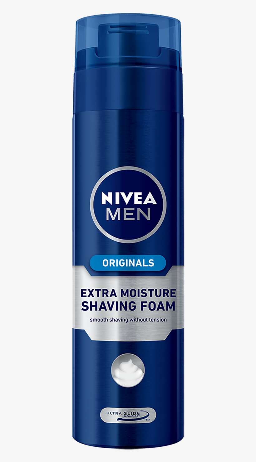 New Originals Extra Moisture Shaving Foam - Nivea Men Shave Foam, transparent png download
