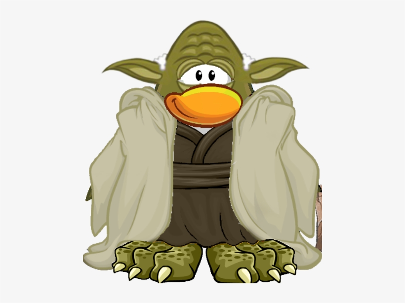 Yoda Player - Club Penguin Star Wars Yoda, transparent png download