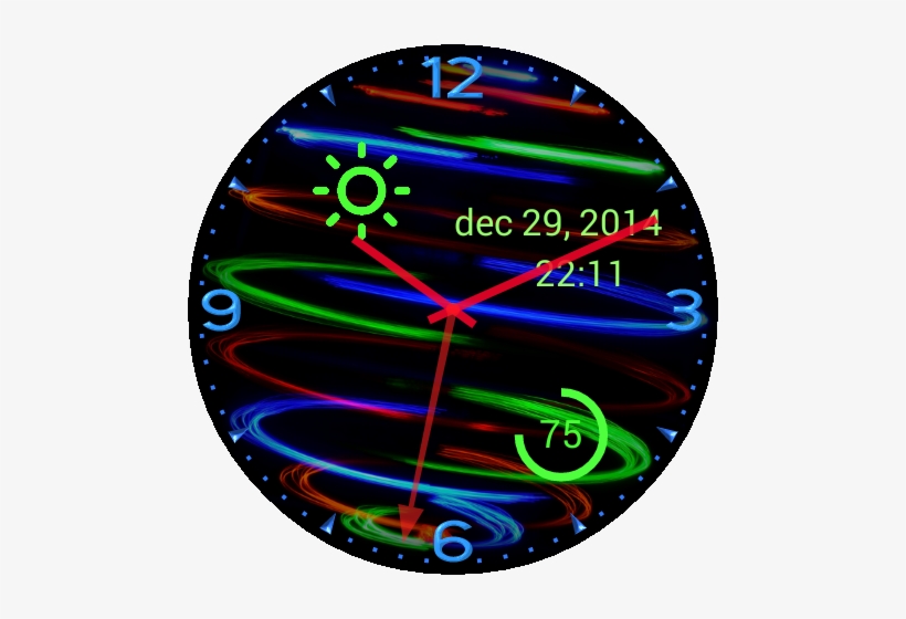 Neon Lights - Circle, transparent png download