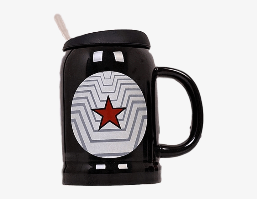 Captain America Logo Hot Water Mug - Water, transparent png download