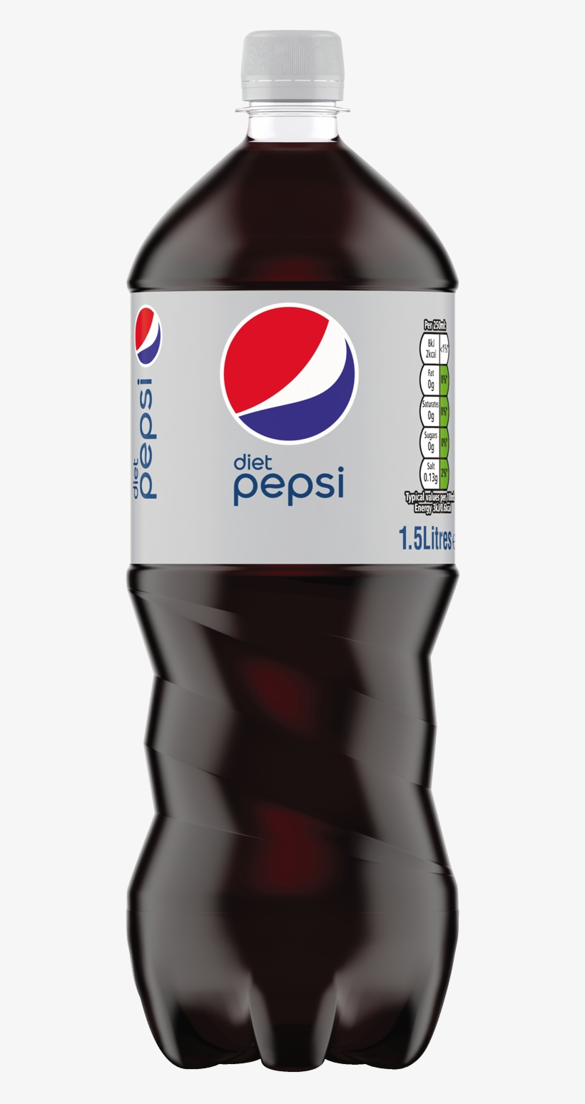 Diet Pepsi 1.5 L, transparent png download