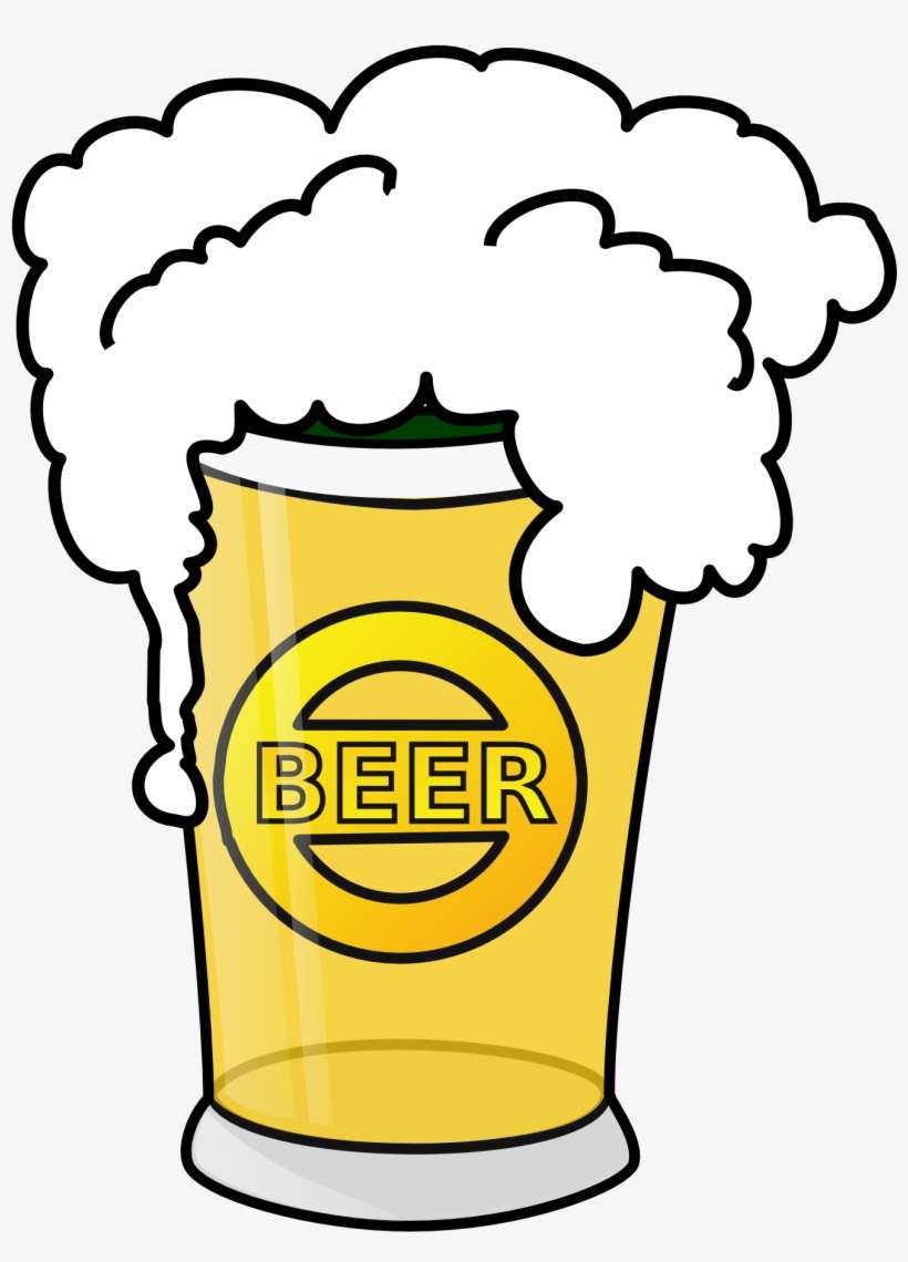 Clipart - Beer Glass - Beer Clip Art, transparent png download