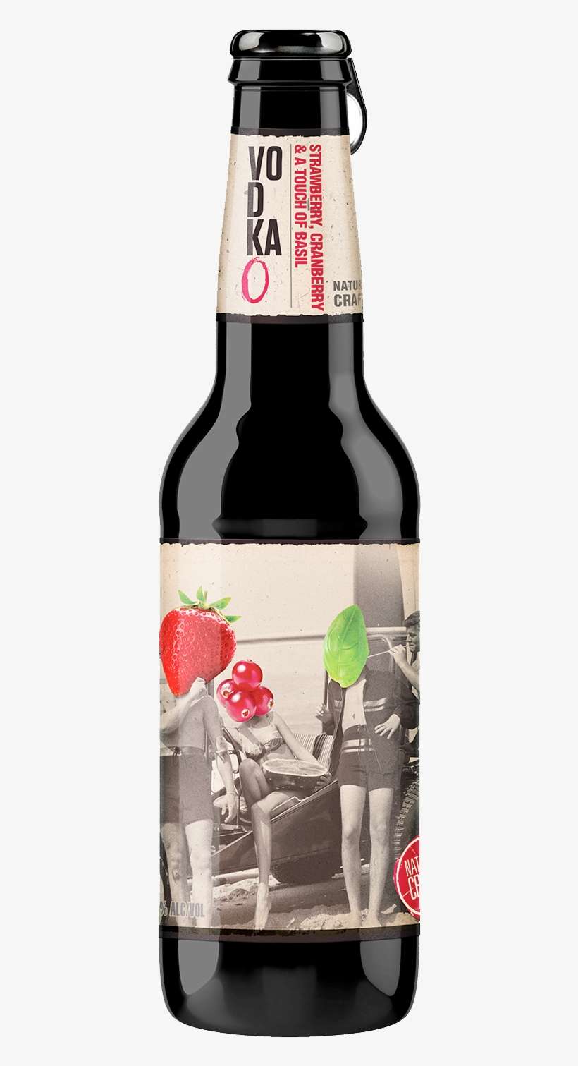 Vodka O Strawberry, Cranberry & A Hint Of Basil 330ml - Vodka O Pineapple, Cucumber & Mint, transparent png download