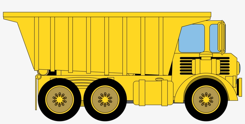 Car Dump Truck Pickup Truck Nissan Navara - Yellow Dump Truck Clipart, transparent png download