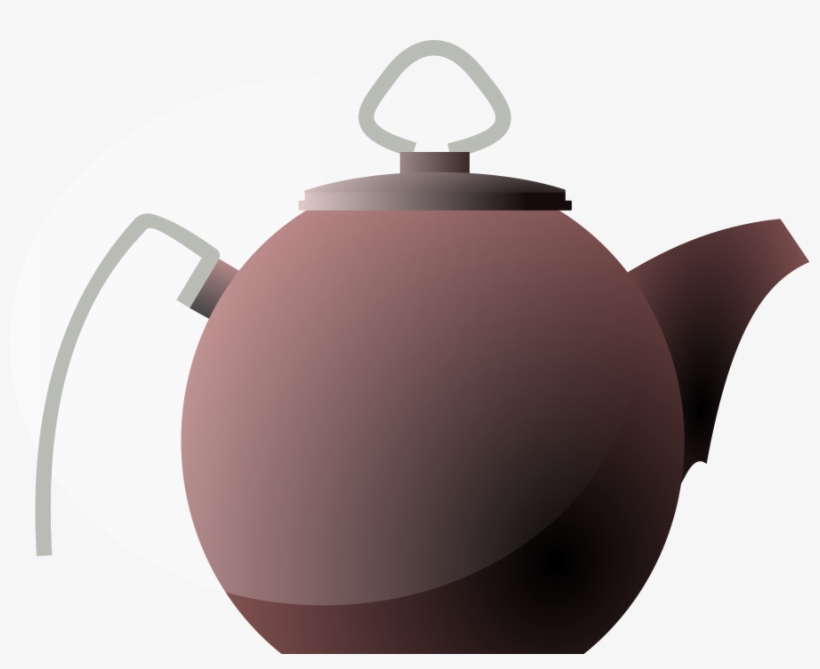 Free Vector Kettle Or Tea Pot Clip Art - Coffee Pot Transparent Background, transparent png download