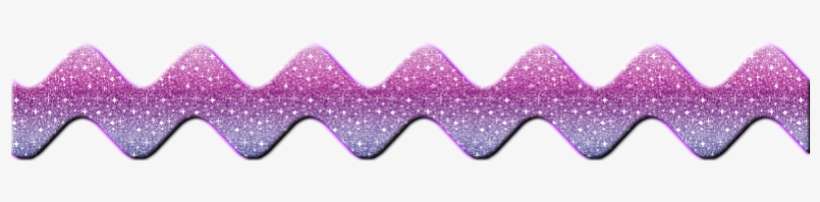 Wavy By Maddielovesselly On - Wavy Glittery Line, transparent png download