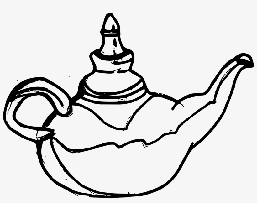 Free Download - Pot Of Tea Drawing, transparent png download