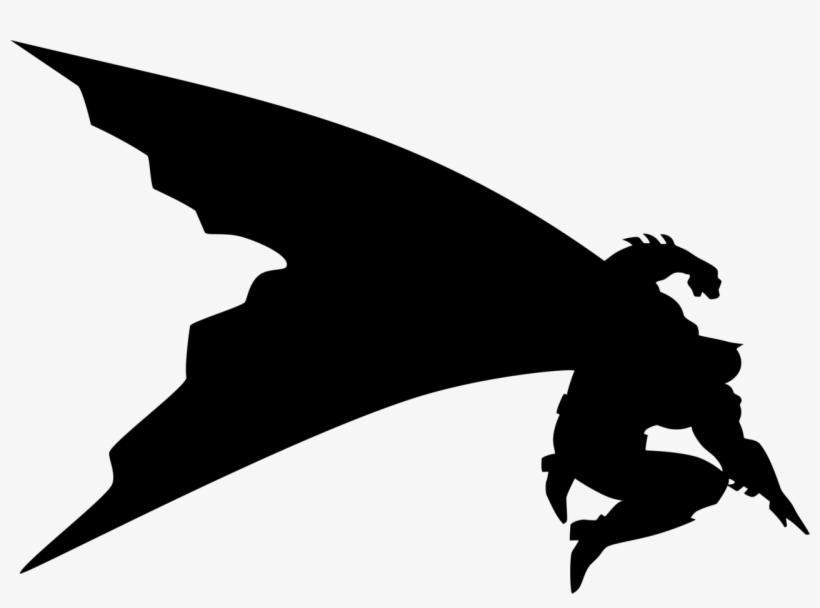 Dc Has Announced A Prequel To The Seminal Dark Knight - Dark Knight Returns Silhouette, transparent png download