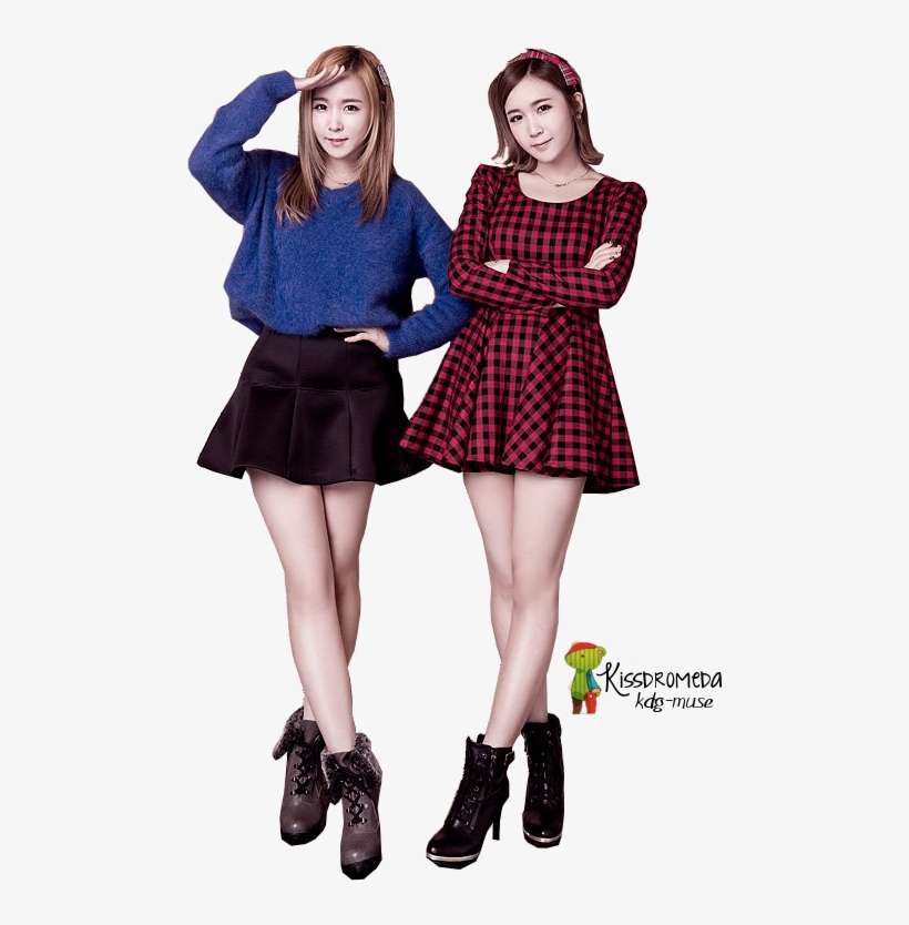 Twins Png Photos - Crayon Pop Twins, transparent png download