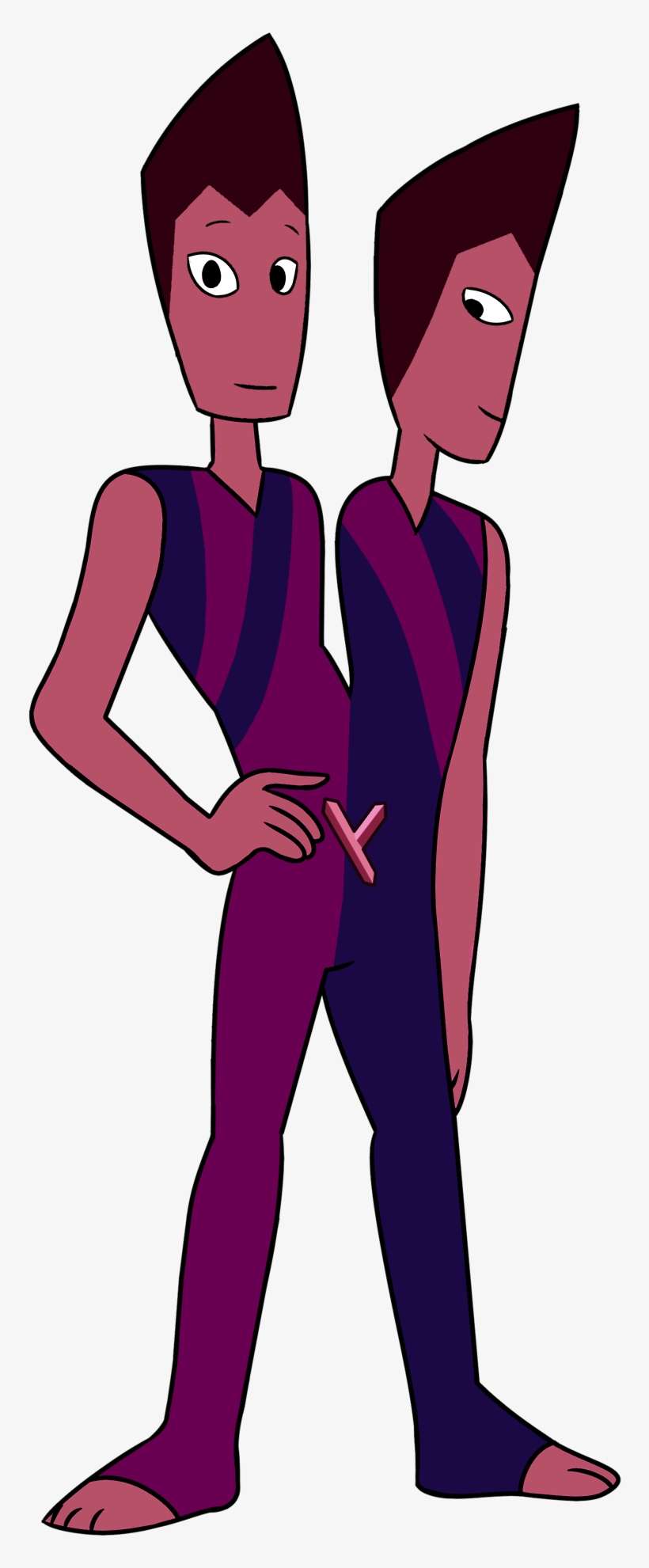 Rutile Twins 3 - Off Color Crystal Gems, transparent png download