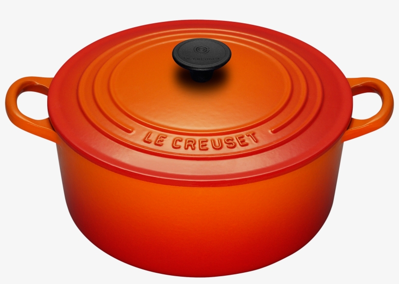 Cooking Pot Png Icon - Le Creuset Cast Iron Round Casserole, Cerise, 24 Cm, transparent png download
