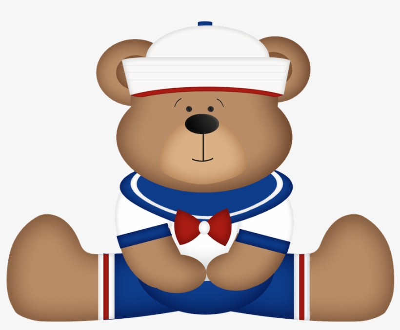 Bear Bowtie Cliparts - Bear Sailor Png, transparent png download