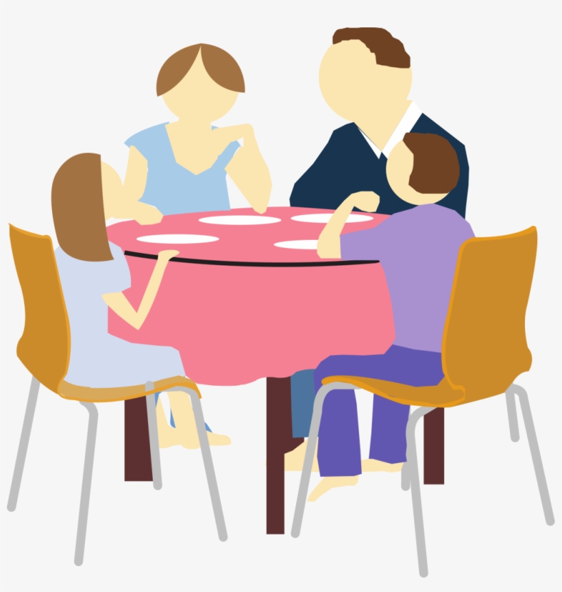 Eating Png Clipart - Family Eating Png, transparent png download