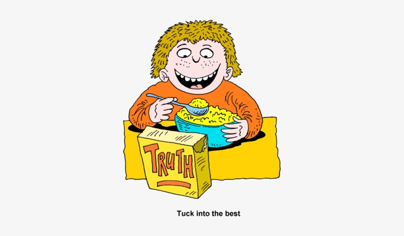 Picture Freeuse Stock Boy Eating Breakfast Clipart - Eat Cereal Clipart, transparent png download