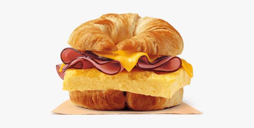 Ham, Egg & Cheese Croissan'wich® - Burger King Croissan Wich, transparent png download