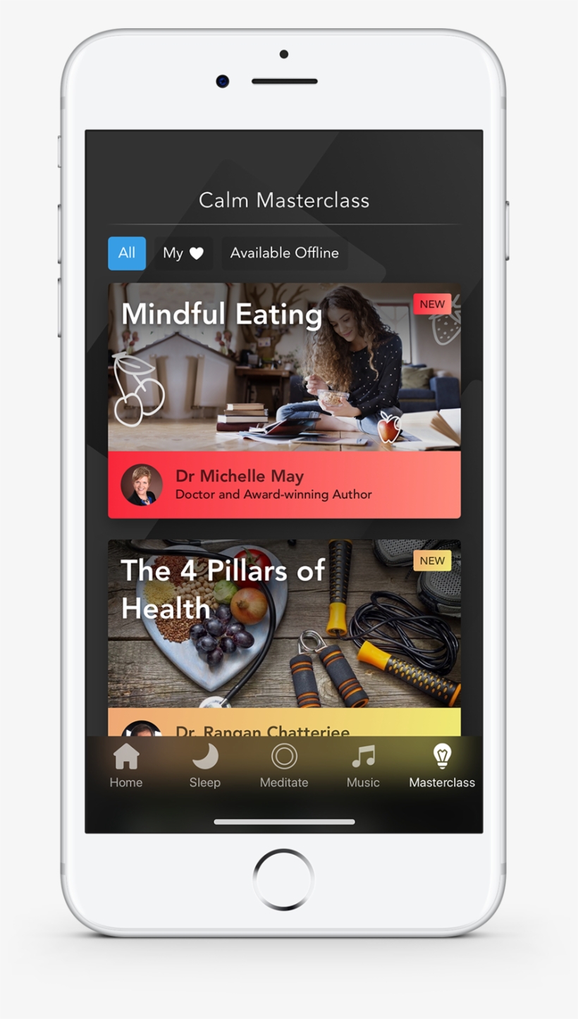 We Designed Calm's Mindful Eating Journal As A Companion, transparent png download