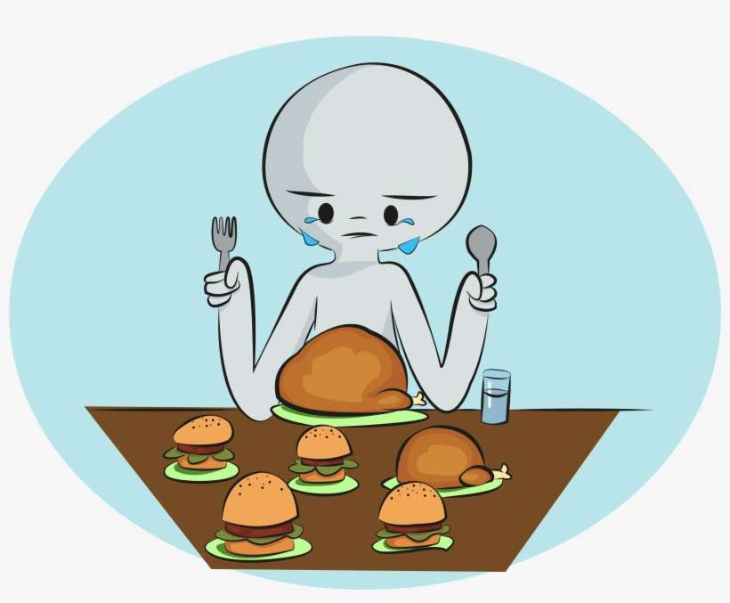 Have You Ever Faced Times When You Have Eaten Too Much, - Eating Disorder Clip Art, transparent png download