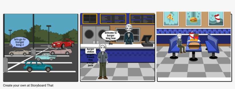 Lv Kushagra Banik Goes To Burger King - Cartoon, transparent png download