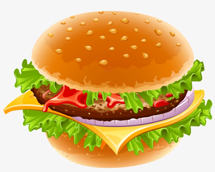 Яндекс - Фотки - Hamburger Ingredients Clipart, transparent png download