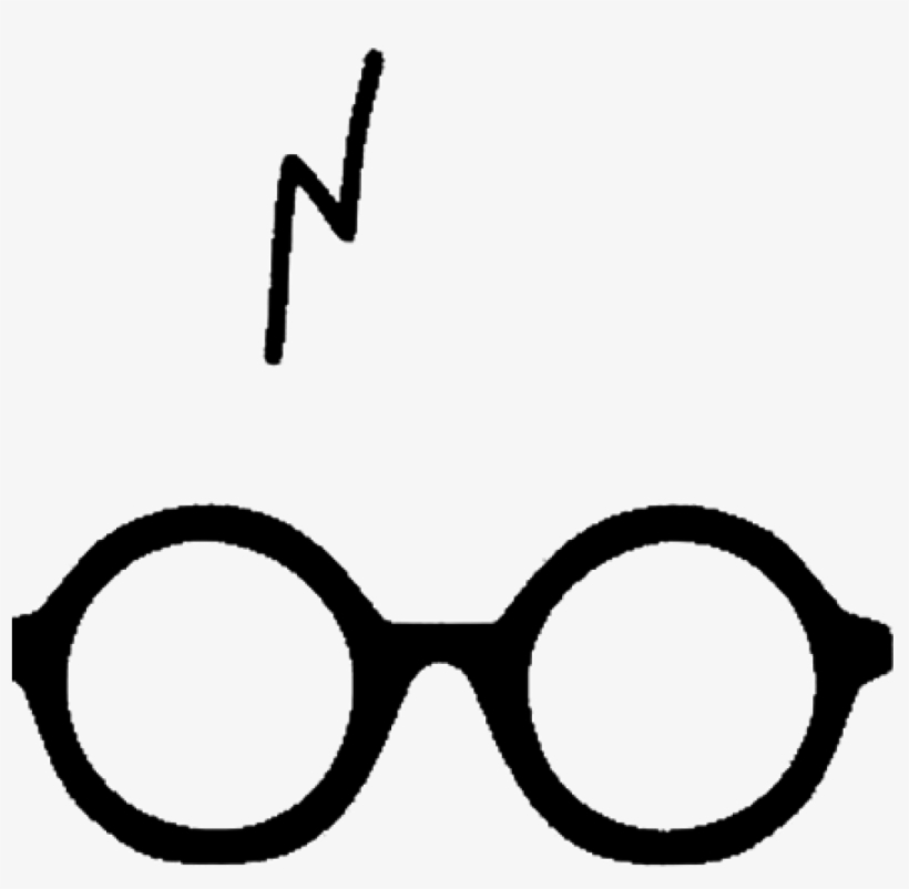 Clipart Glasses Harry Potter - Harry Potter Tattoo Glasses, transparent png download