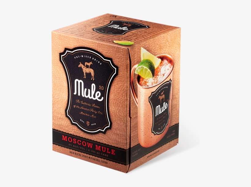 Moscow Mule - Moscow Mule Cocktail Mule 2.0 Cans, transparent png download