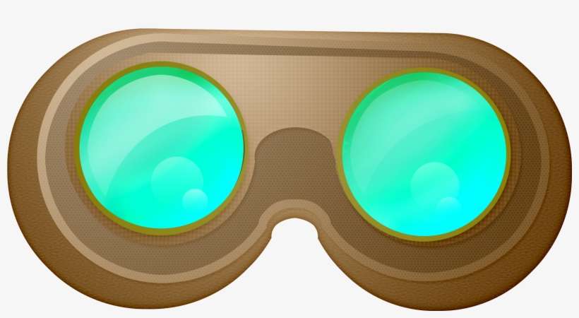 Goggles Steampunk Glasses Clip Art - Clip Art Steampunk Goggles, transparent png download