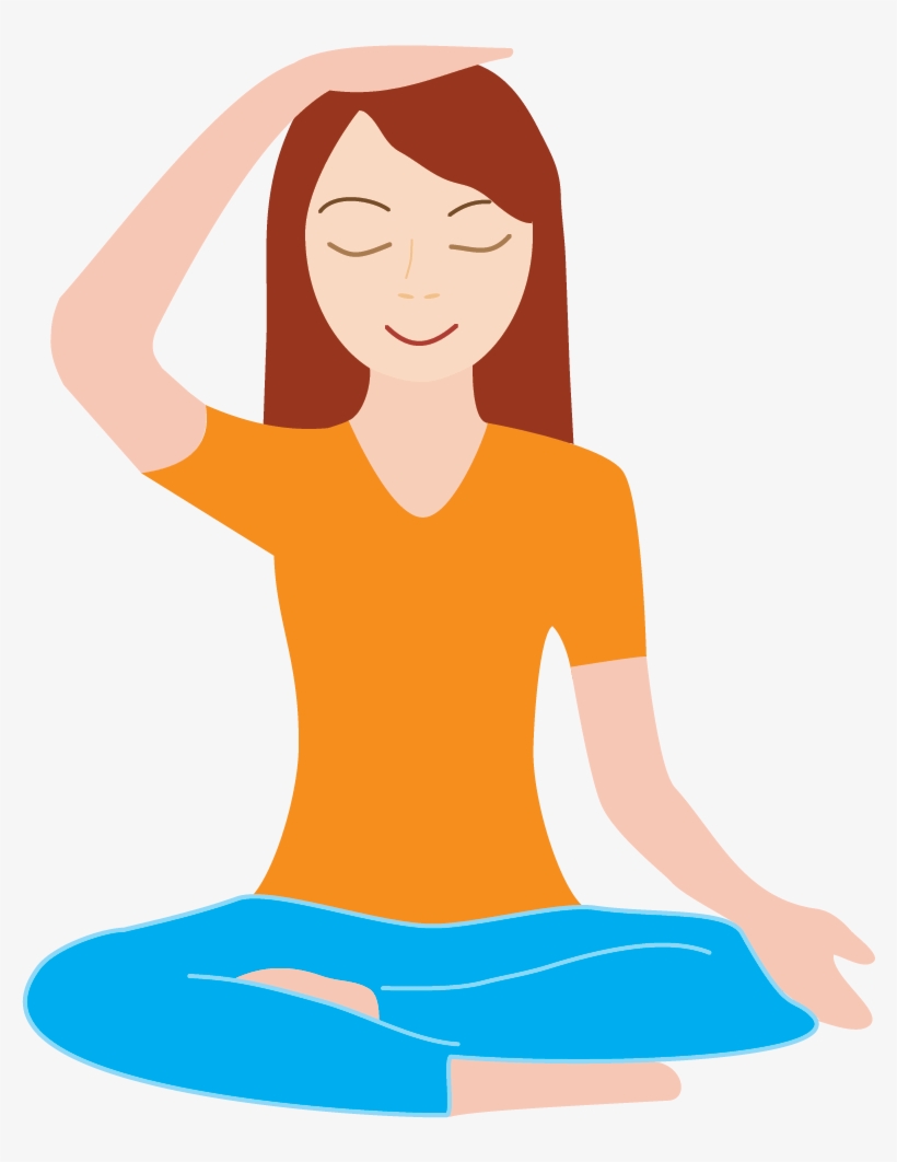 19 Meditation Png Freeuse Stock Female Yoga Huge Freebie - Sahaja Meditation, transparent png download