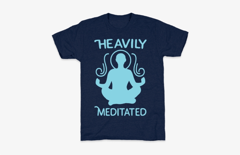Heavily Meditated Mens T-shirt - Closed Kids Kapuzensweatshirt Mit Closed Logo Candy, transparent png download