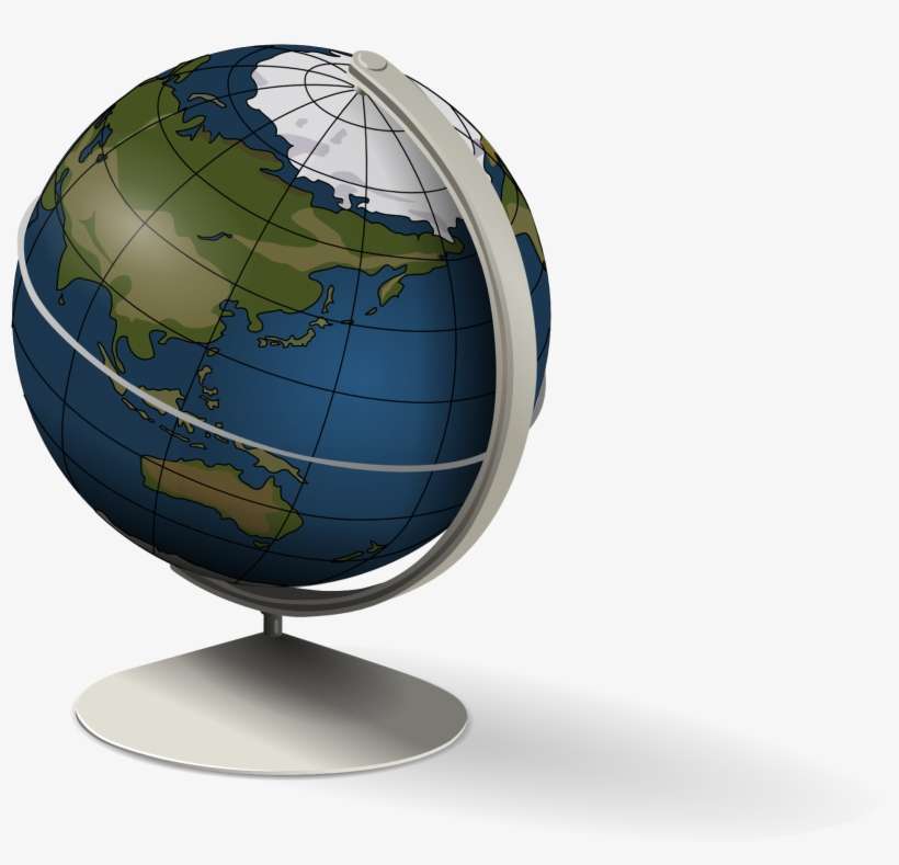 We Have Various Friends Throughout The World Mostly - Globe Animation For Powerpoint, transparent png download