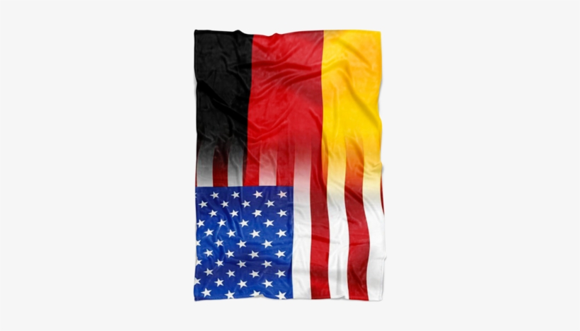 German-usa Flag Fleece Blanket - Carpet, transparent png download